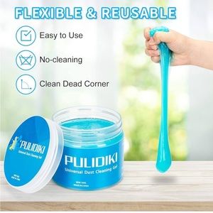 Pack of 4 - Cleaning Gel Universal Detailing Kit Dust Car Crevice Cleaner Slime